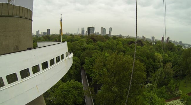 Abseiling in Rotterdam